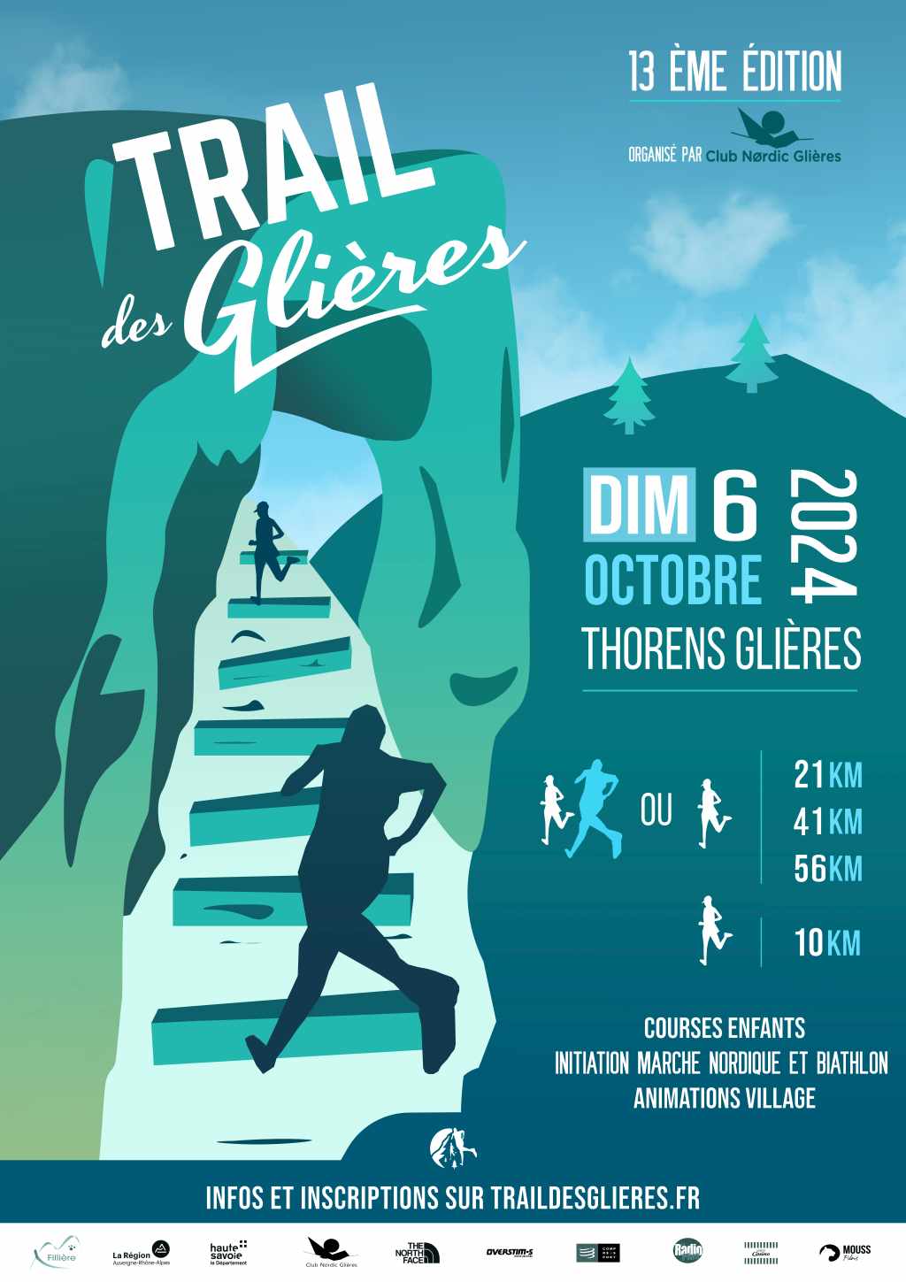 AFFICHE TRAIL GLIERES 2024